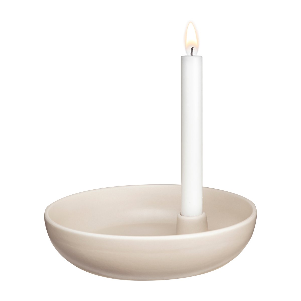 Scandi Living Valley ljusstake 21 cm Beige | Skandinavisk Design | Ljusstakar | Beige