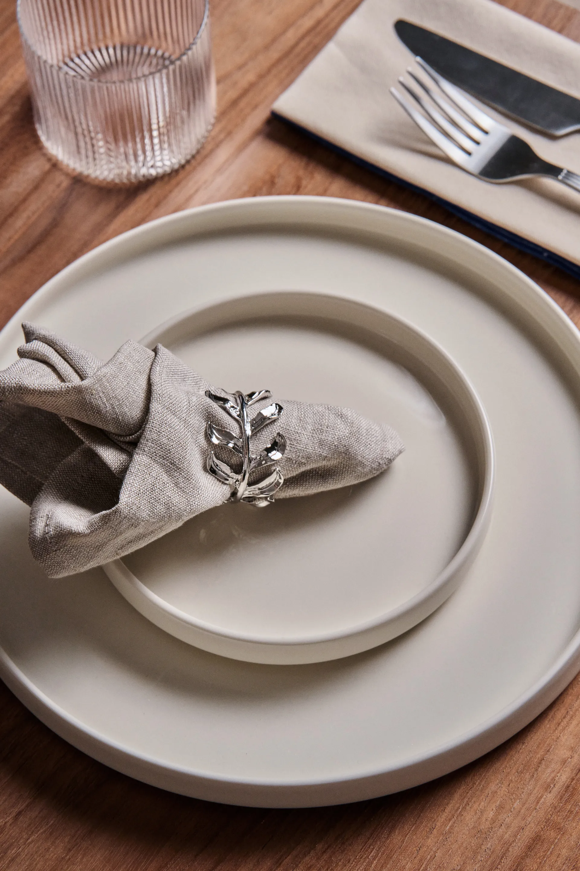 Vine servettring Ø4,7 cm 4-pack, Zinklegering Scandi Living