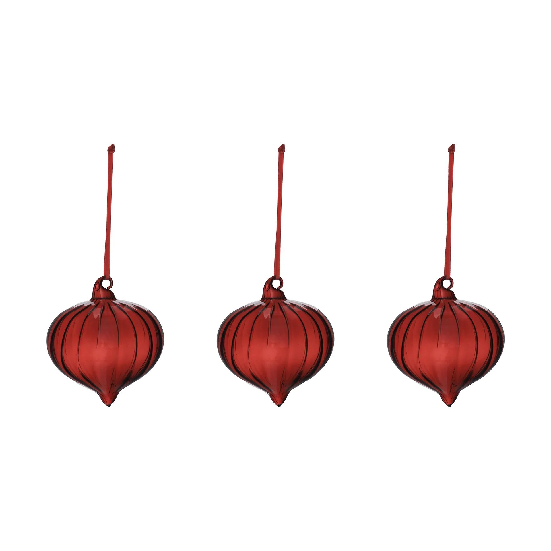 Whisper julgranskula 3-pack, Röd Scandi Living