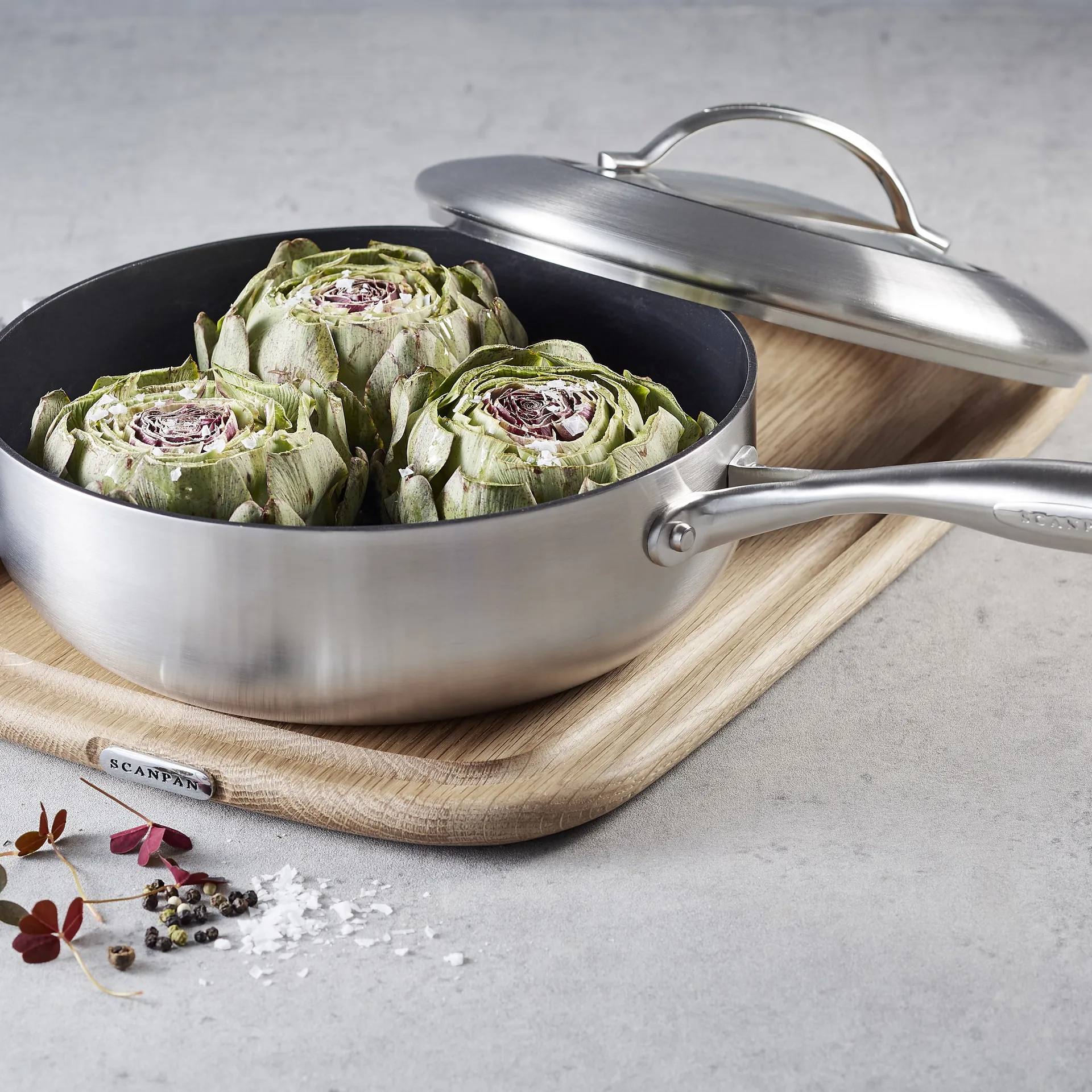 Scanpan CTX traktörpanna djup med lock, Ø 26 cm Scanpan