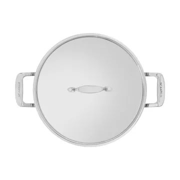Scanpan Fusion 5 serveringspanna med lock - Rostfritt stål, Ø28 cm - Scanpan