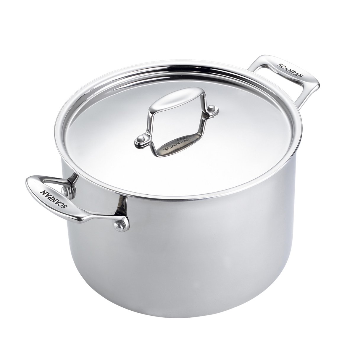 Scanpan Fusion 5 soppgryta 7,6 liter | Skandinavisk Design | Grytor | Silverfärgad