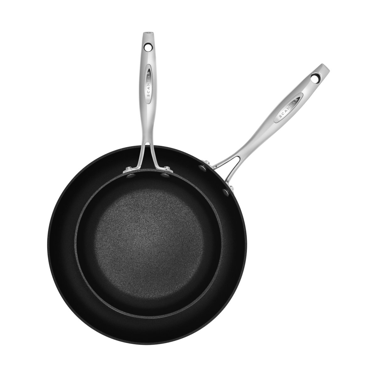 Scanpan HaptIQ stekpanneset 20+28 cm | Skandinavisk Design | Stekpannor | Svart