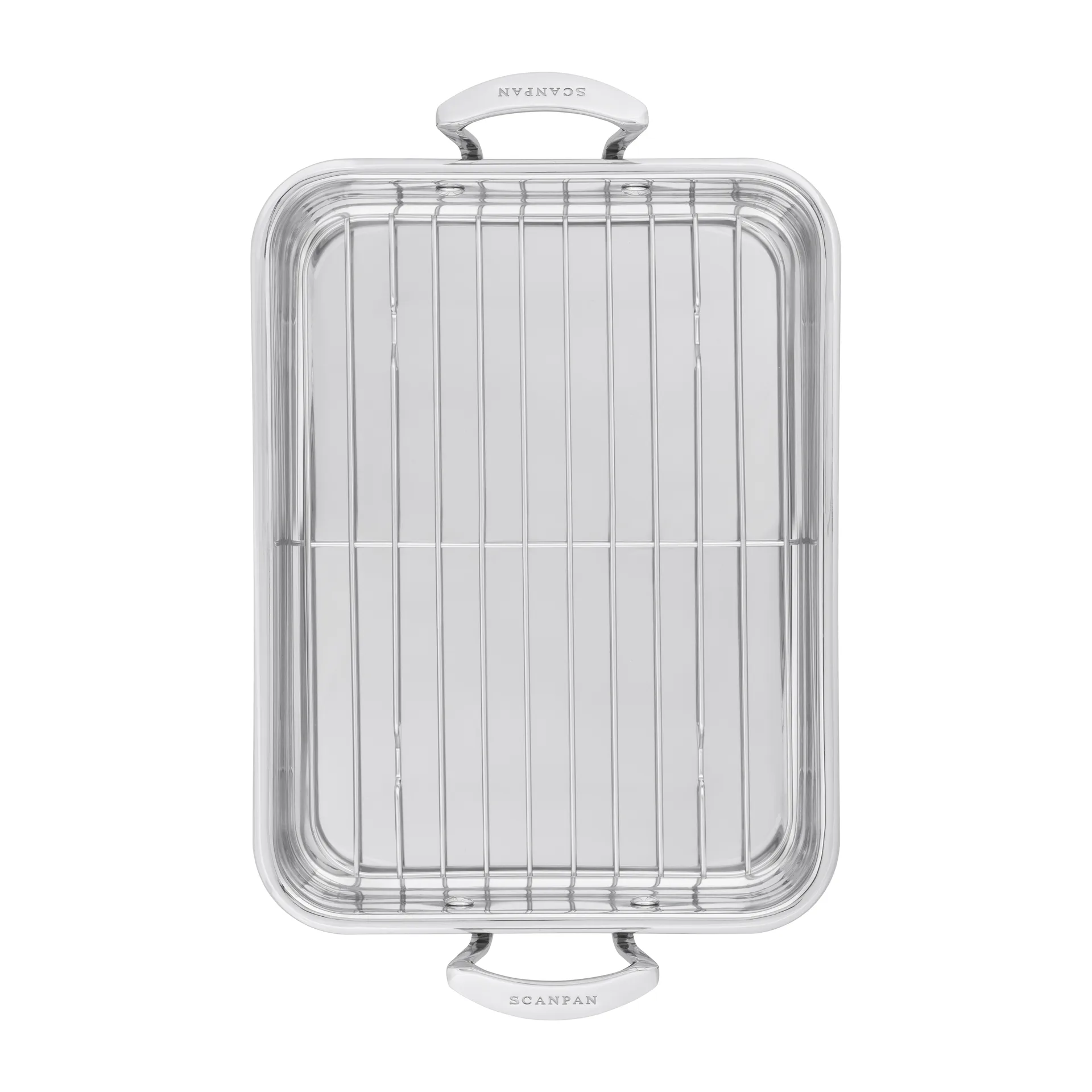 Scanpan Impact långpanna med galler, 43,5x28,5 cm Scanpan