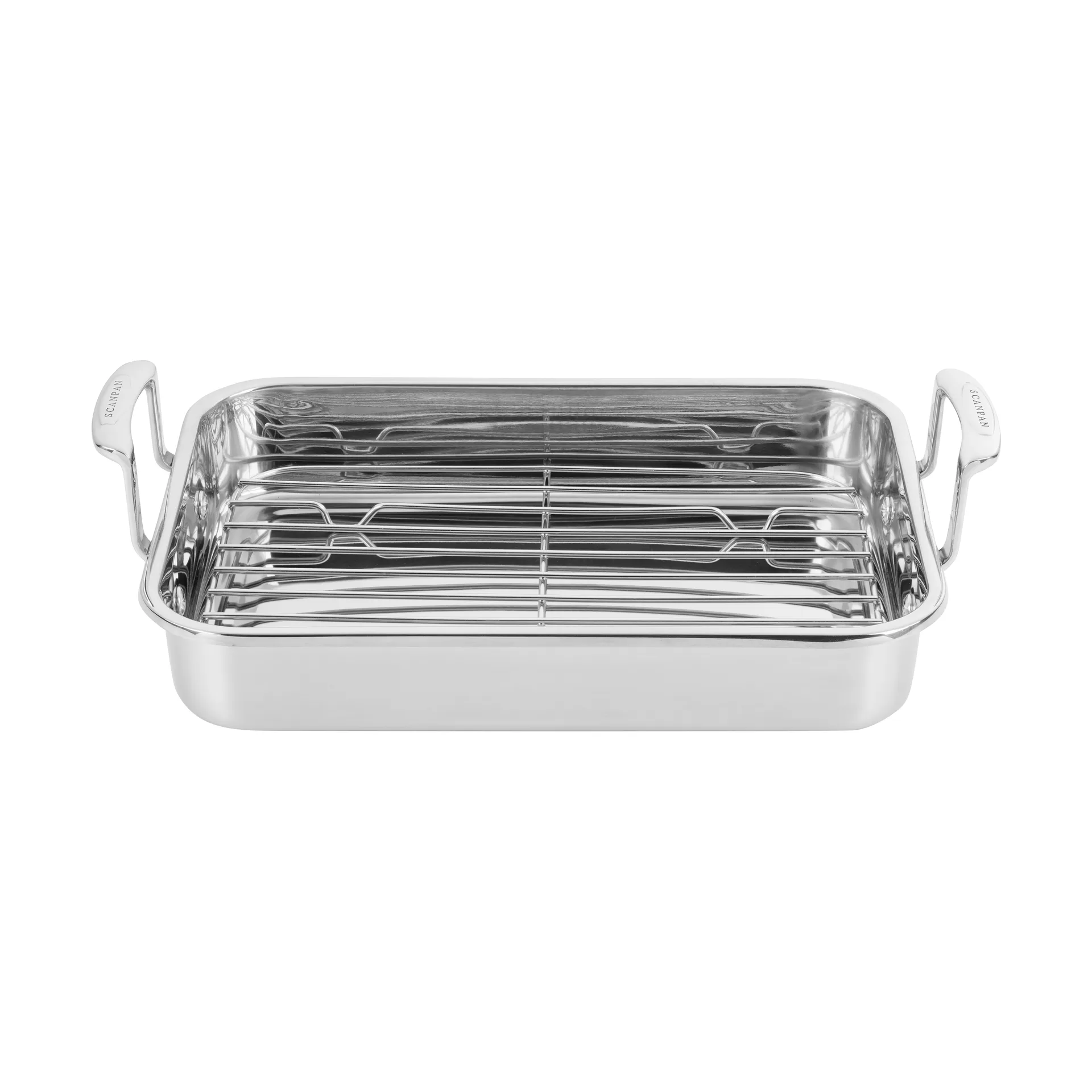 Scanpan STS roaster med galler, Rostfritt stål 42x26 cm Scanpan