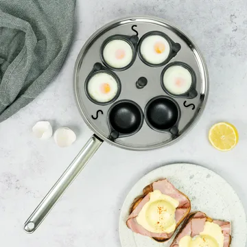 Scanpan TechnIQ äggpocherare 26 cm - Rostfritt stål - Scanpan