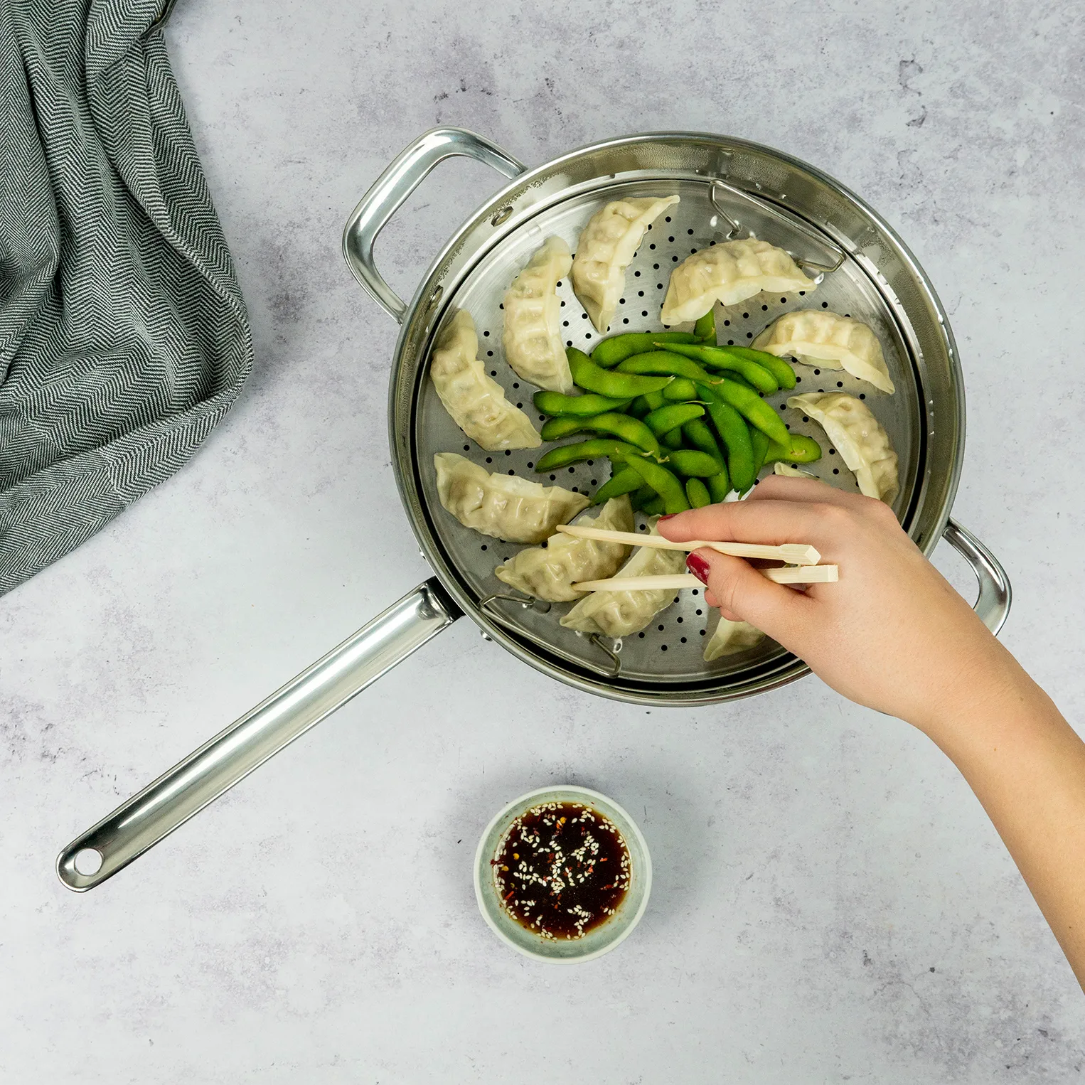 Scanpan TechnIQ ånginsats 26 cm, Rostfritt stål Scanpan