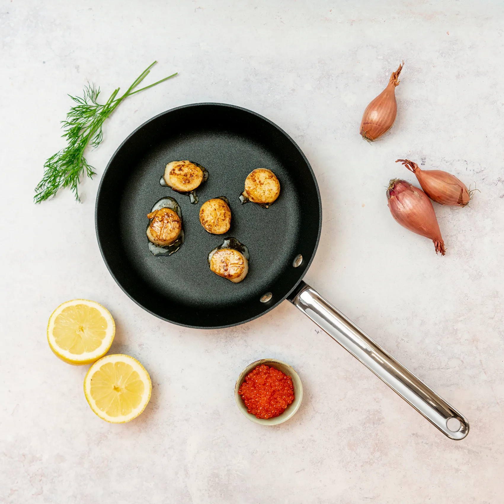 Scanpan TechnIQ stekpanna, Ø22 cm Scanpan