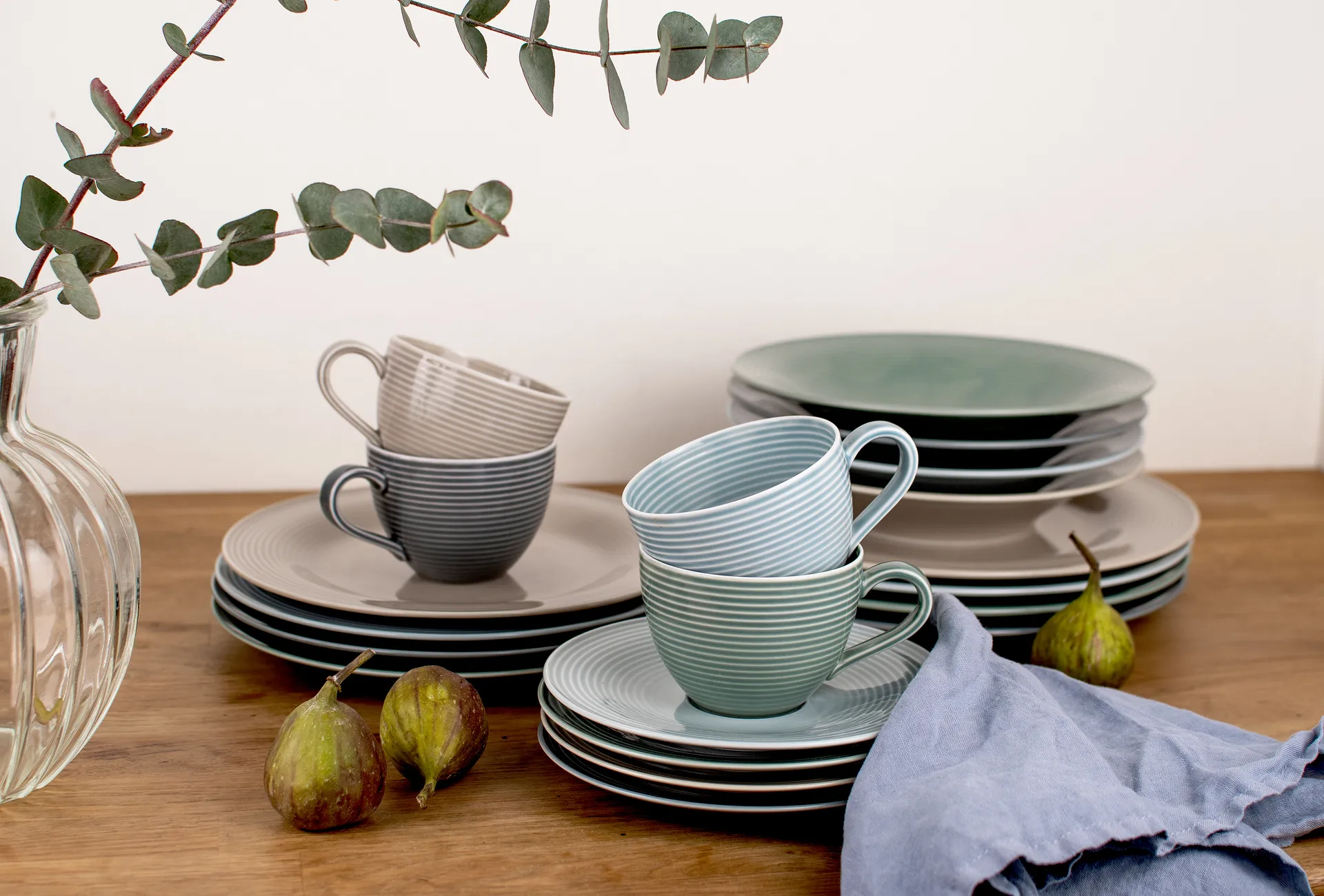 Beat servisset 12 delar, Pärlgrå Seltmann Weiden