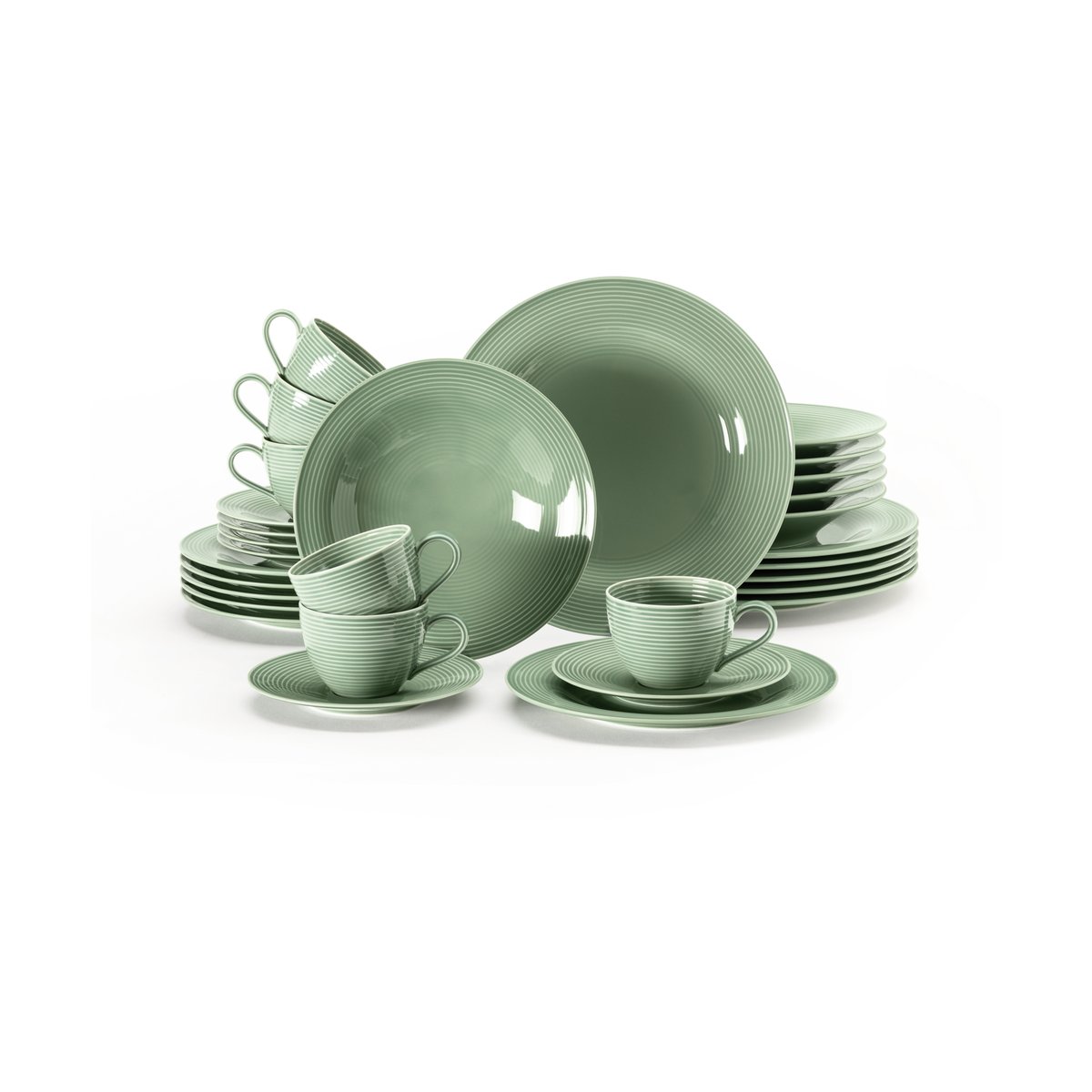 Seltmann Weiden Beat servisset 30 delar Grön | Skandinavisk Design | Serviser & Startset | Grön