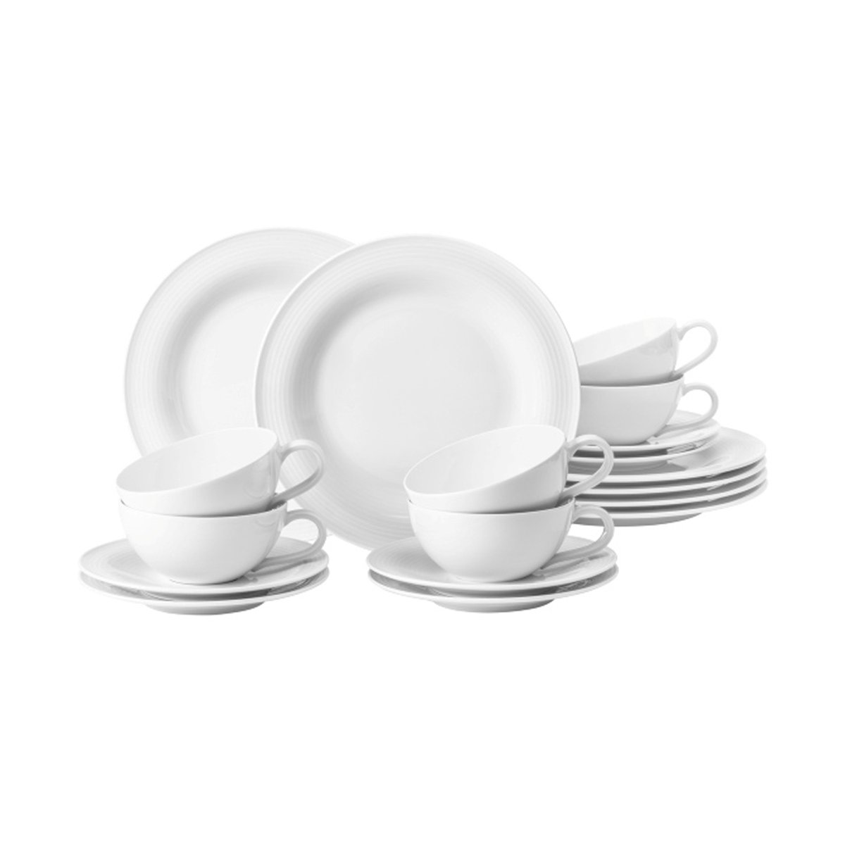 Seltmann Weiden Beat teservis 18 delar Vit | Skandinavisk Design | Serviser & Startset | Vit