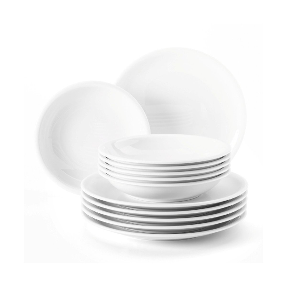 Seltmann Weiden Compact servisset 12 delar Vit | Skandinavisk Design | Serviser & Startset | Vit