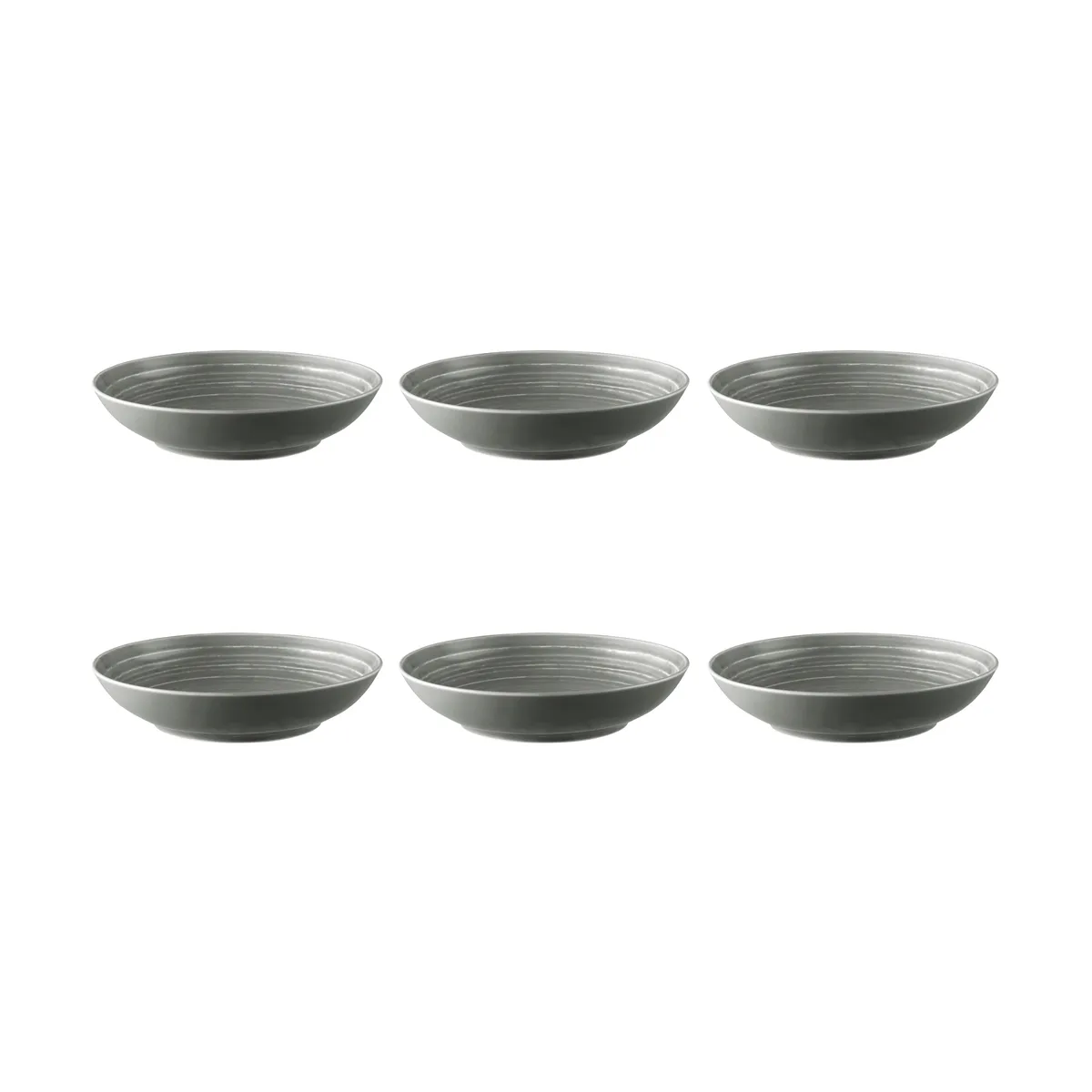Seltmann Weiden Terra djup tallrik Ø21,2 cm 6-pack Pearl Grey