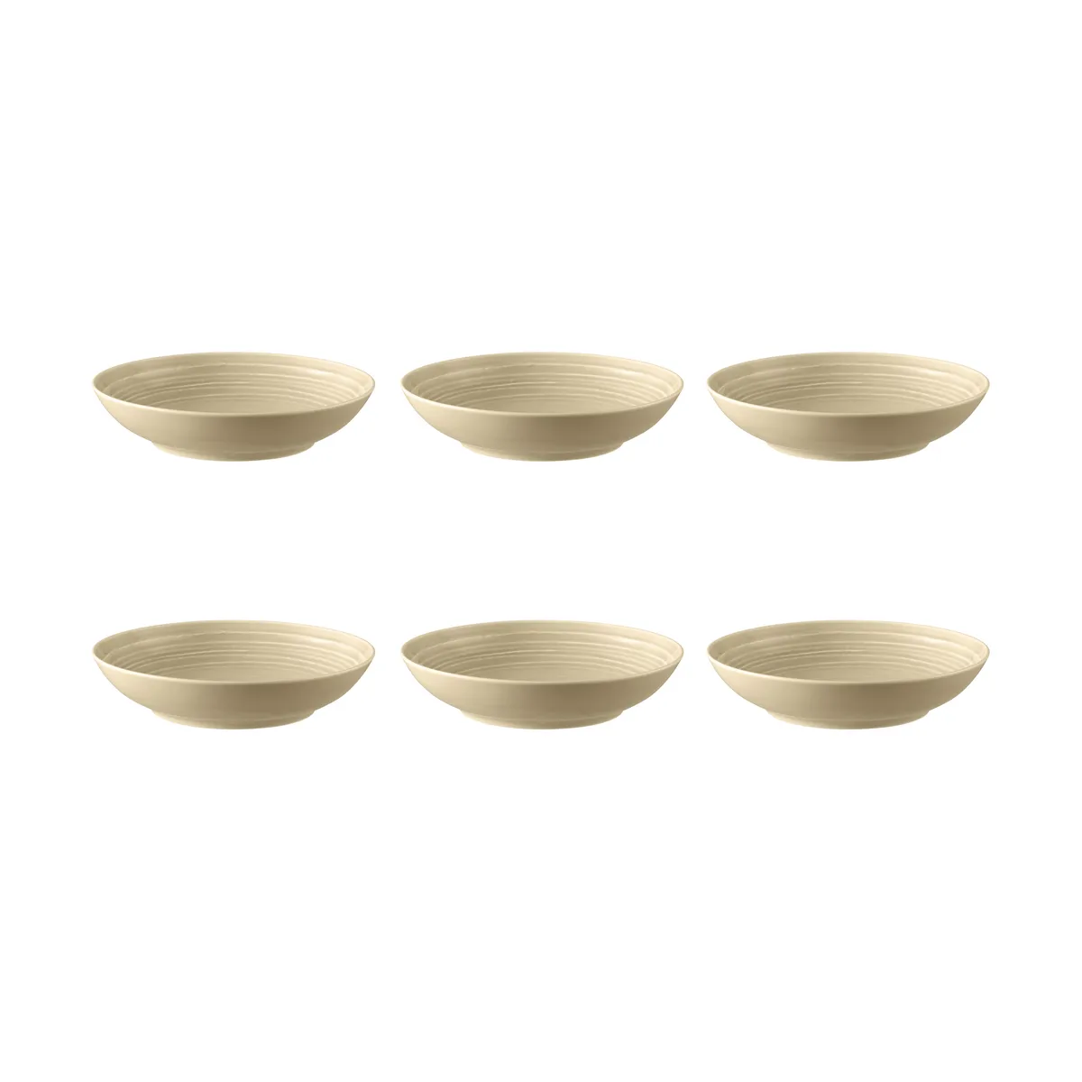 Seltmann Weiden Terra djup tallrik Ø21,2 cm 6-pack Sand Beige