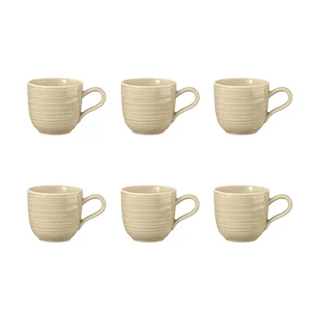 Terra espressokopp 9 cl 6-pack - Sand Beige - Seltmann Weiden