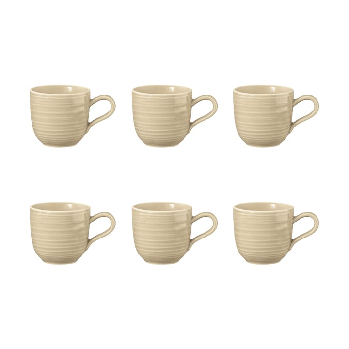 Terra espressokopp 9 cl 6-pack - Sand Beige - Seltmann Weiden