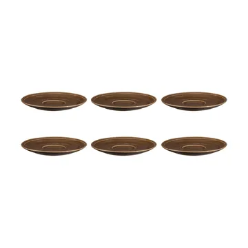 Terra kaffefat Ø16,1 cm 6-pack - Earth Brown - Seltmann Weiden
