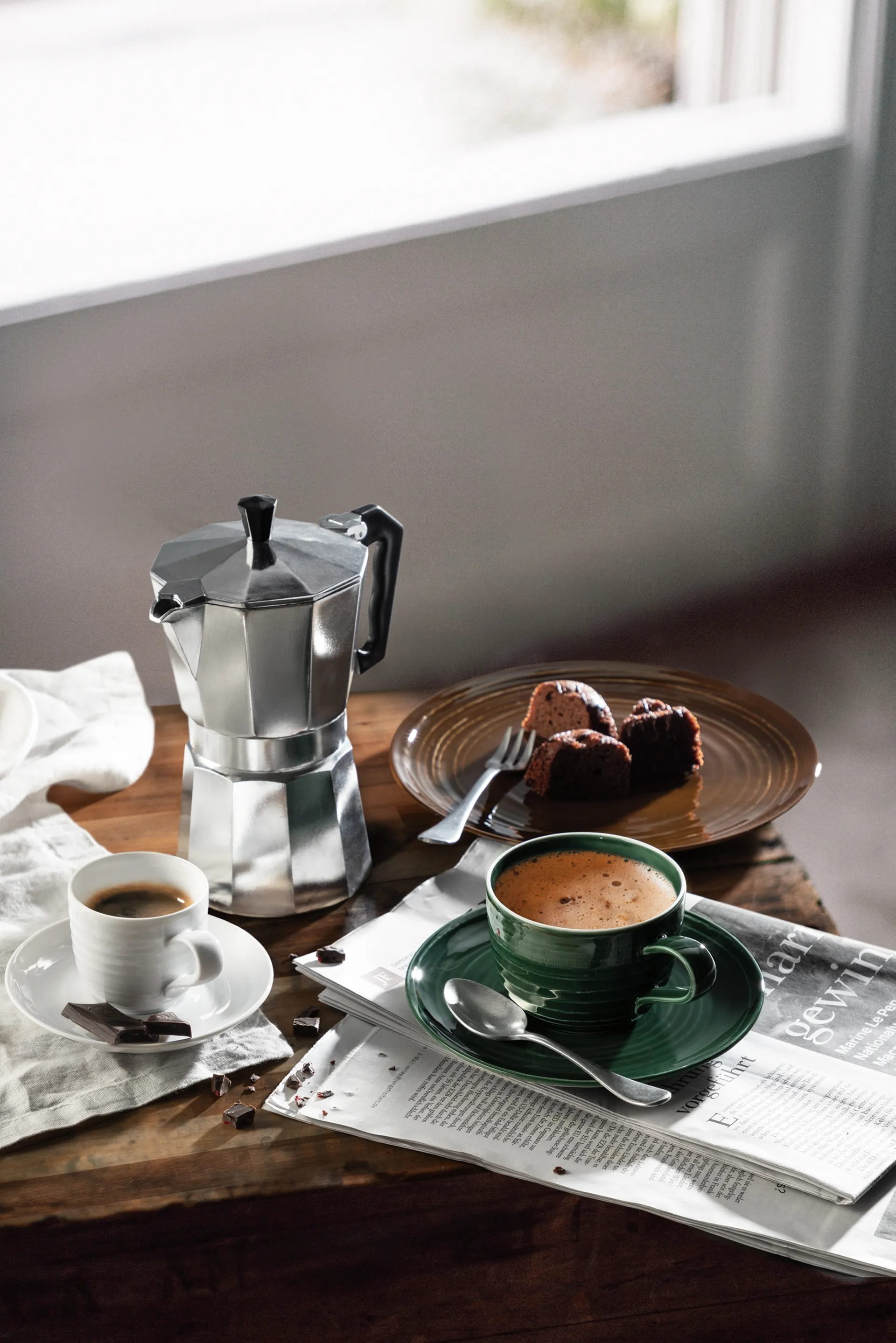 Terra kaffefat Ø16,1 cm 6-pack, Earth Brown Seltmann Weiden