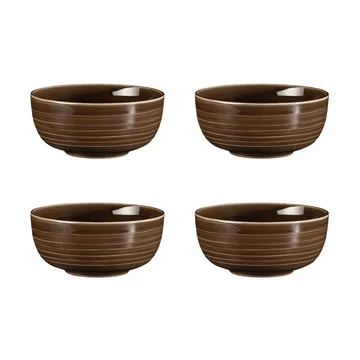 Terra skål Ø15 cm 4-pack - Earth Brown - Seltmann Weiden