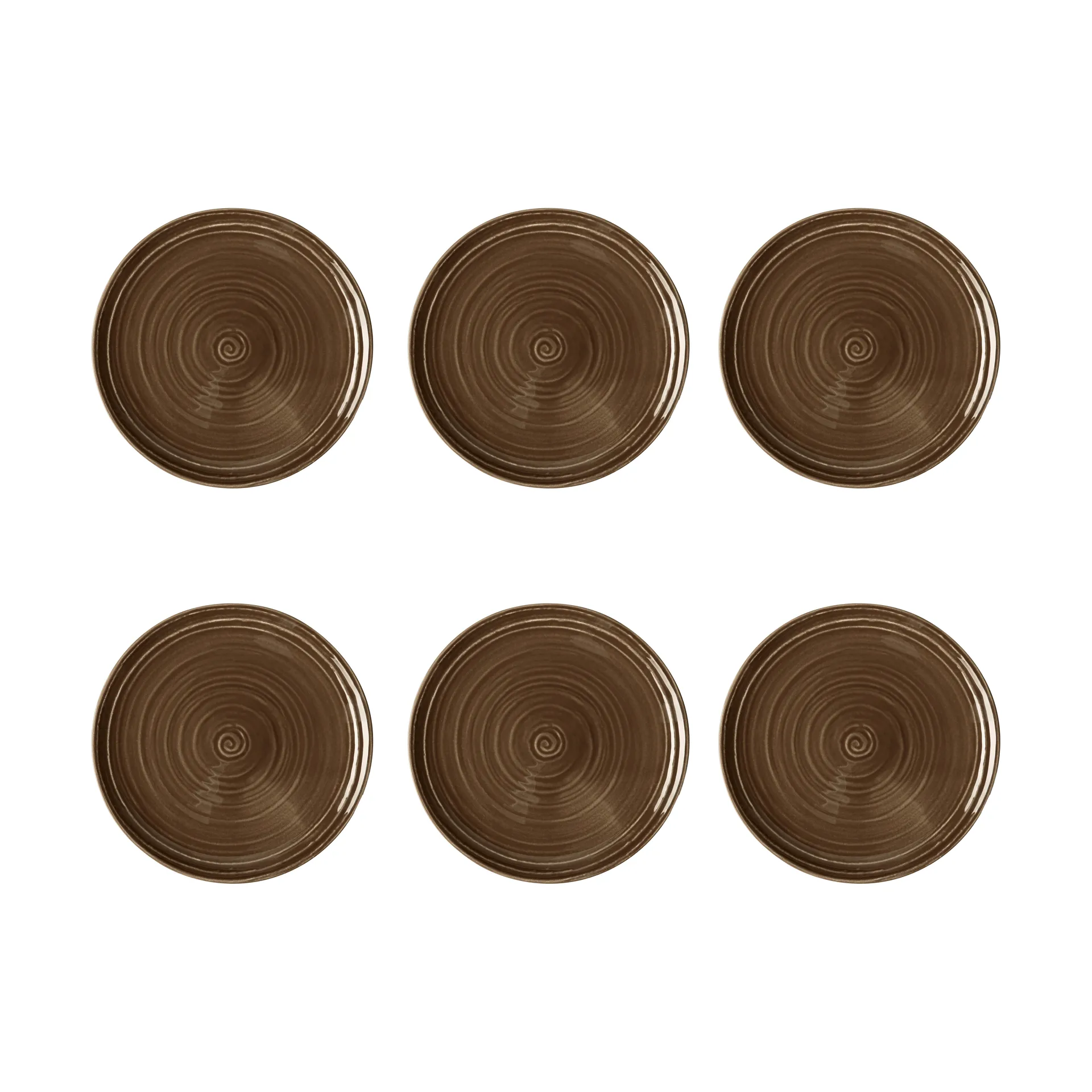 Terra tallrik Ø17,7 cm 6-pack, Earth Brown Seltmann Weiden