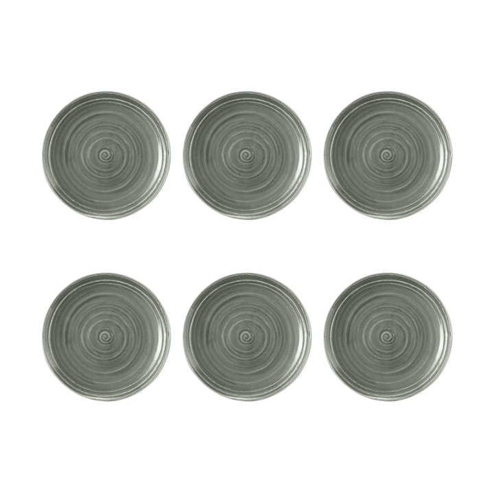 Terra tallrik Ø17,7 cm 6-pack - Pearl Grey - Seltmann Weiden