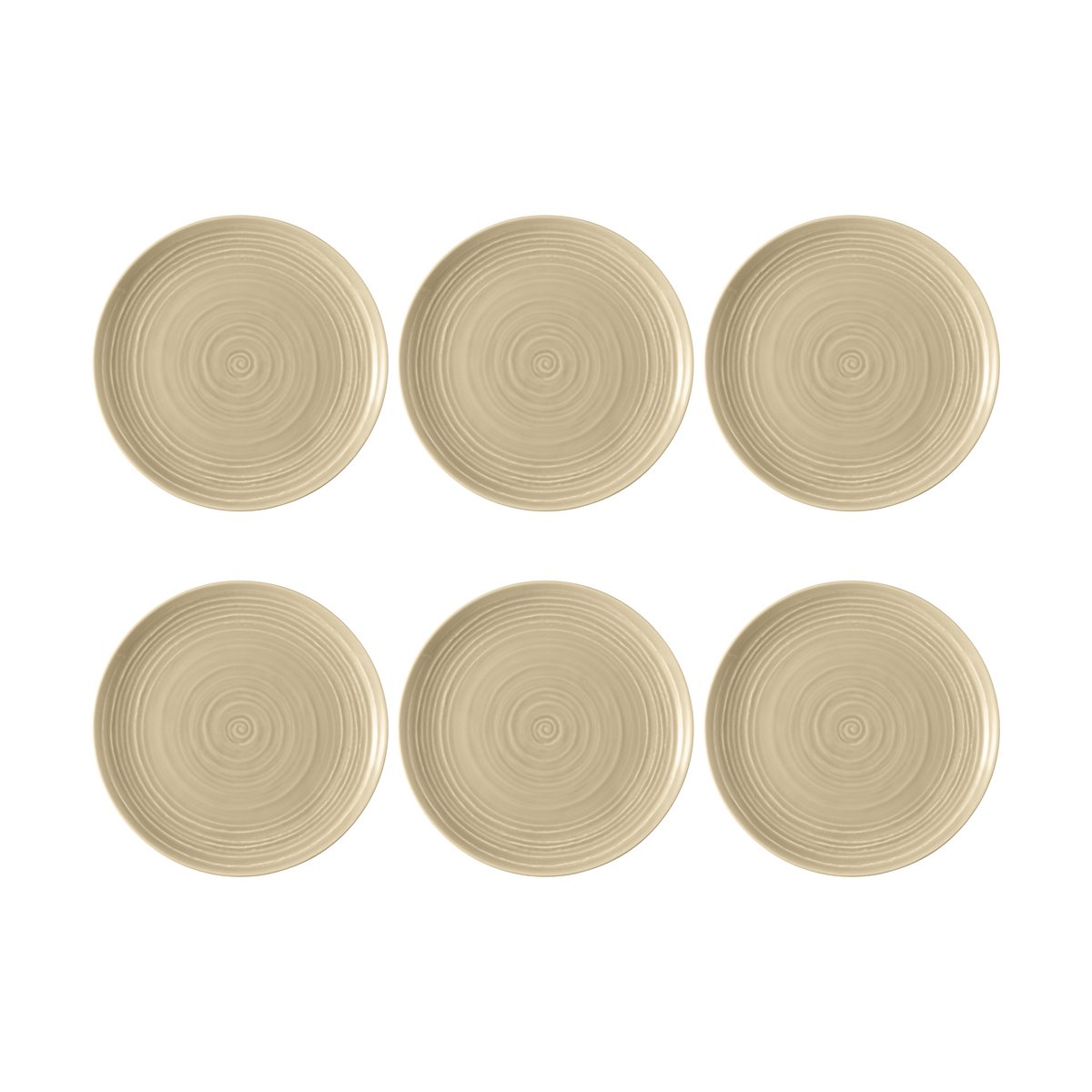 Seltmann Weiden Terra tallrik 22,7 cm 6-pack Sand Beige