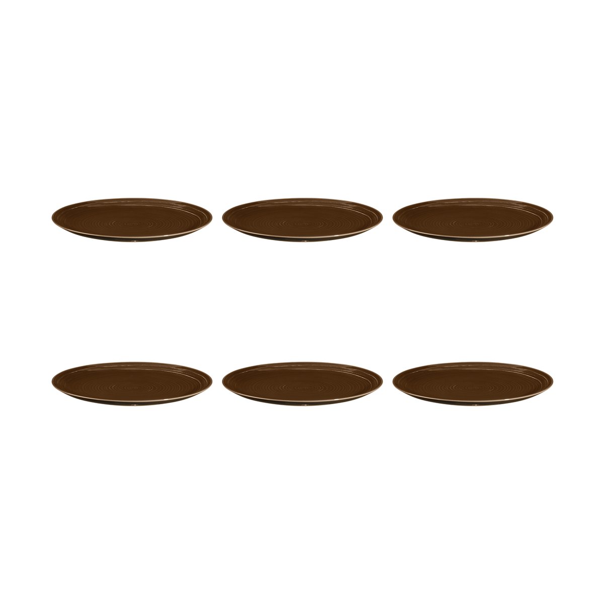 Seltmann Weiden Terra tallrik 27,8 cm 6-pack Earth Brown