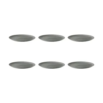 Terra tallrik Ø27,8 cm 6-pack - Pearl Grey - Seltmann Weiden