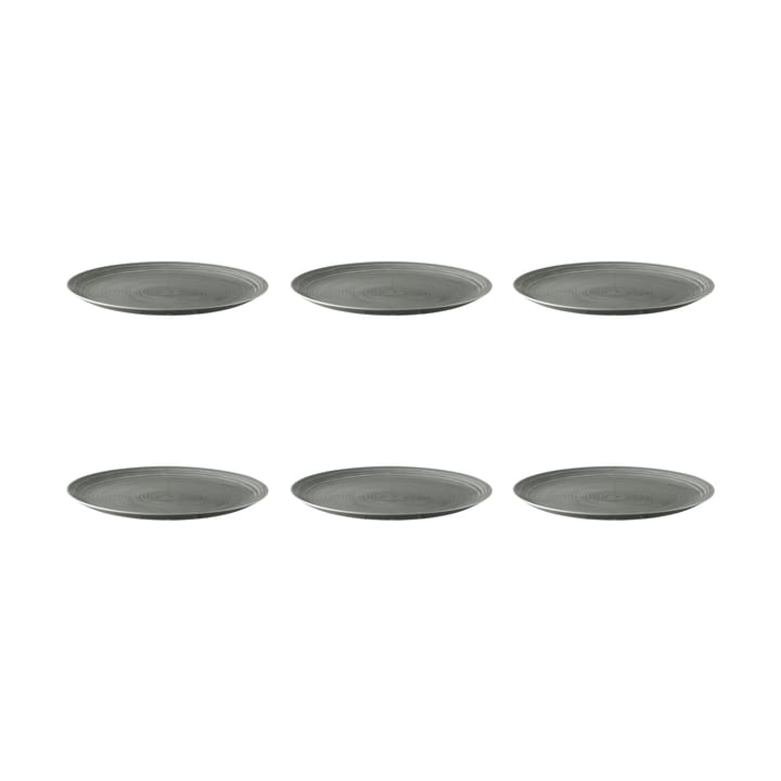 Terra tallrik Ø27,8 cm 6-pack - Pearl Grey - Seltmann Weiden