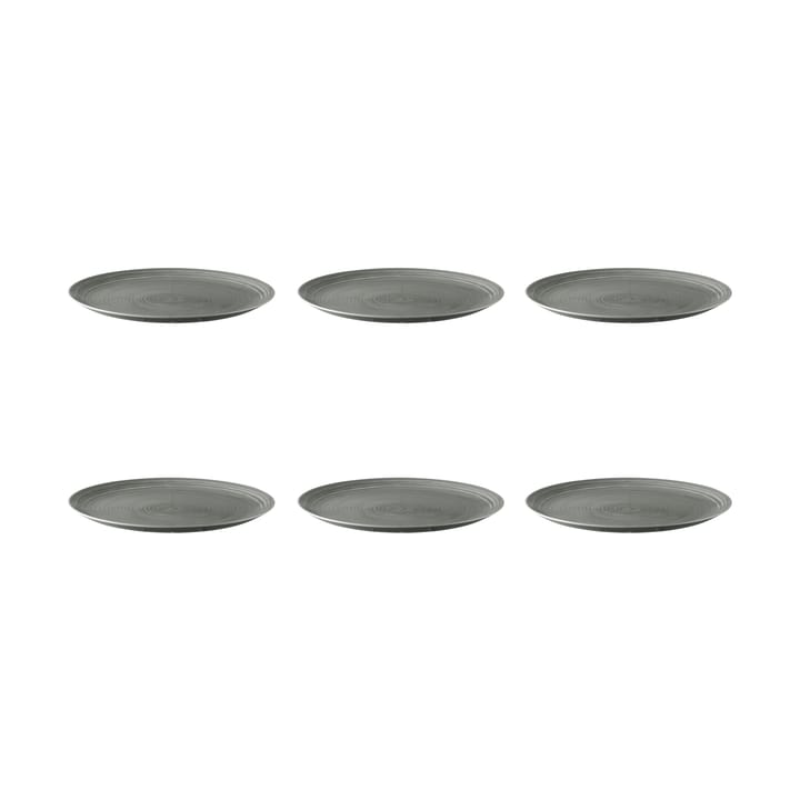 Terra tallrik Ø27,8 cm 6-pack - Pearl Grey - Seltmann Weiden