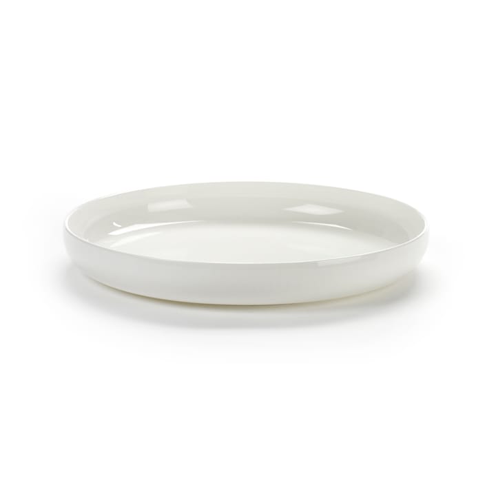Base assiett med hög kant vit - 20 cm - Serax