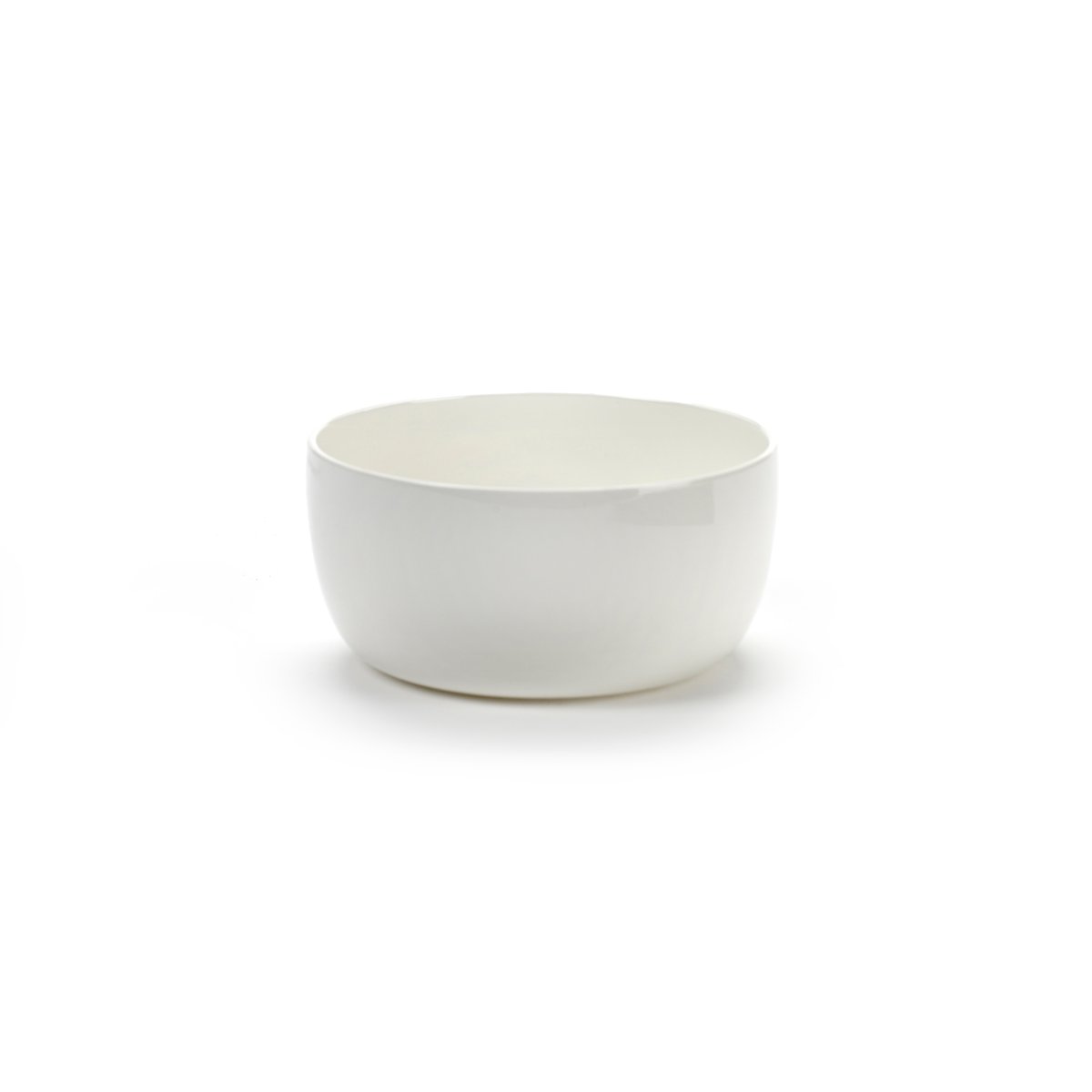 Serax Base frukostskål med låg kant vit 12 cm | Skandinavisk Design | Frukostskålar | Vit