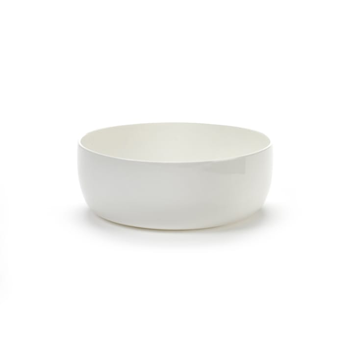Base frukostskål med låg kant vit - 16 cm - Serax