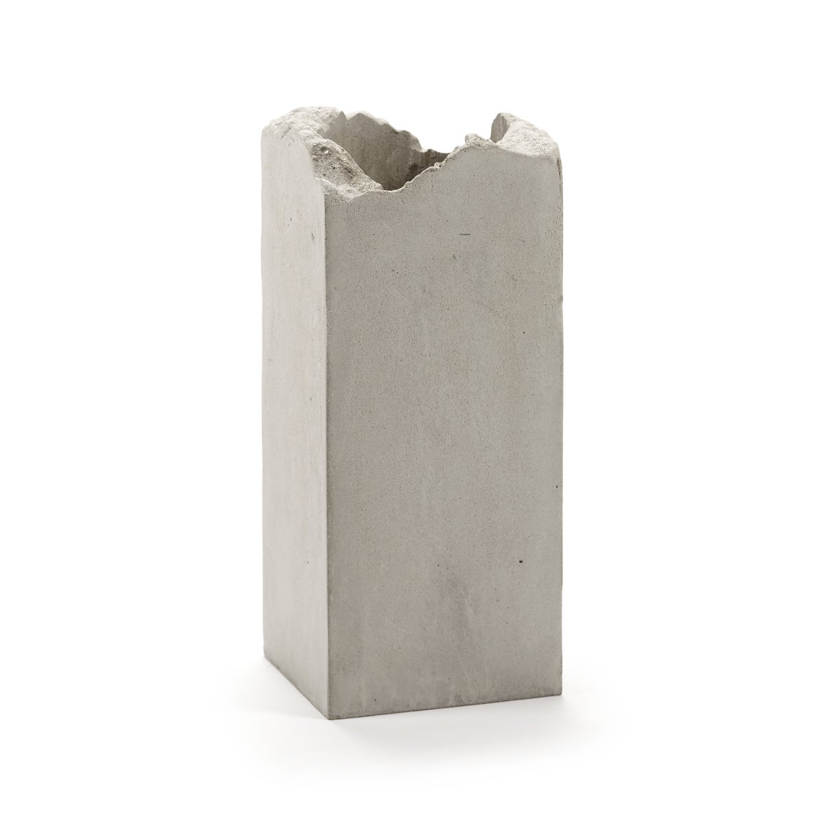 Serax Broquaine vas S 28 cm Grey | Skandinavisk Design | Vaser | Grå