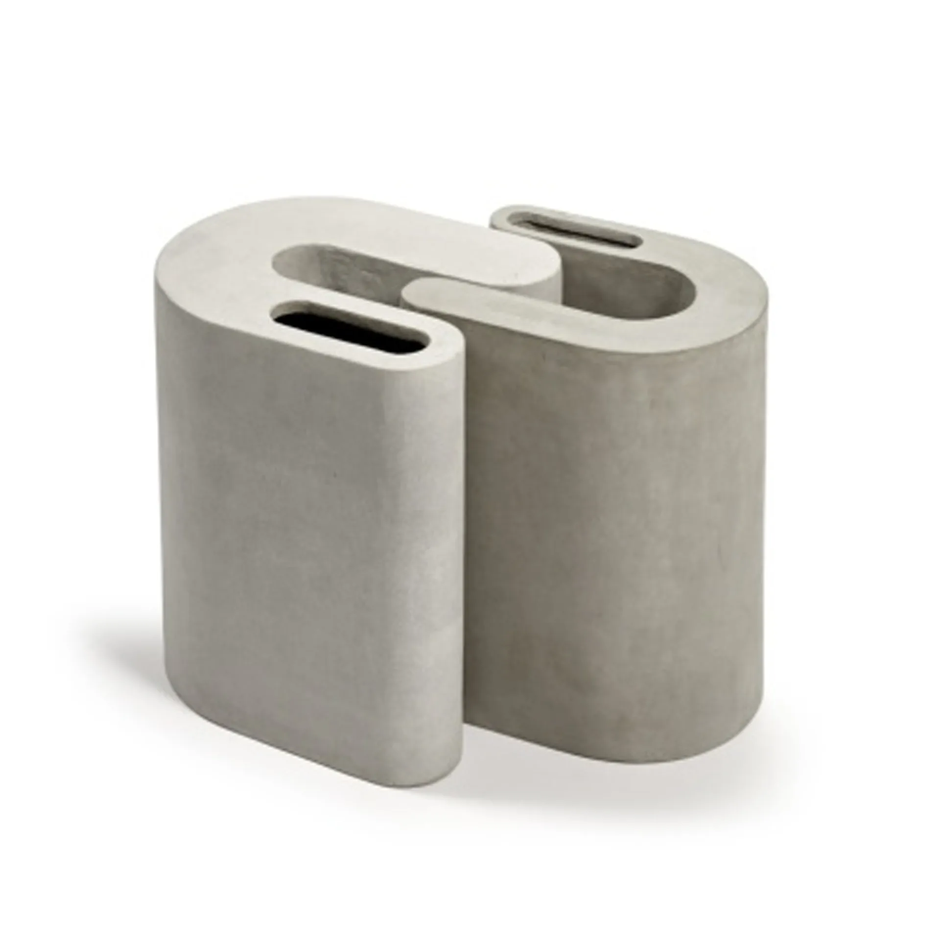 Concrete pall/sidobord 37 cm, Grey Serax
