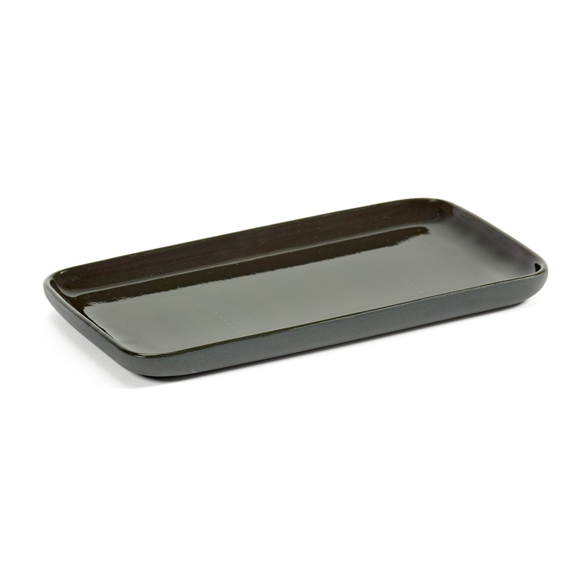 Serax Cose bricka rektangulär S 9,8x16,2 cm Dark Grey