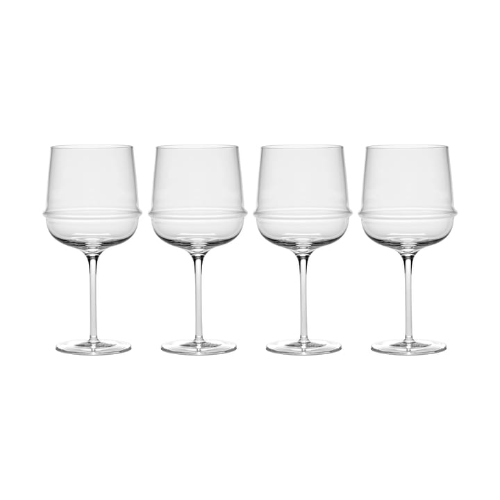 Dune rödvinsglas 45 cl 4-pack - Clear - Serax