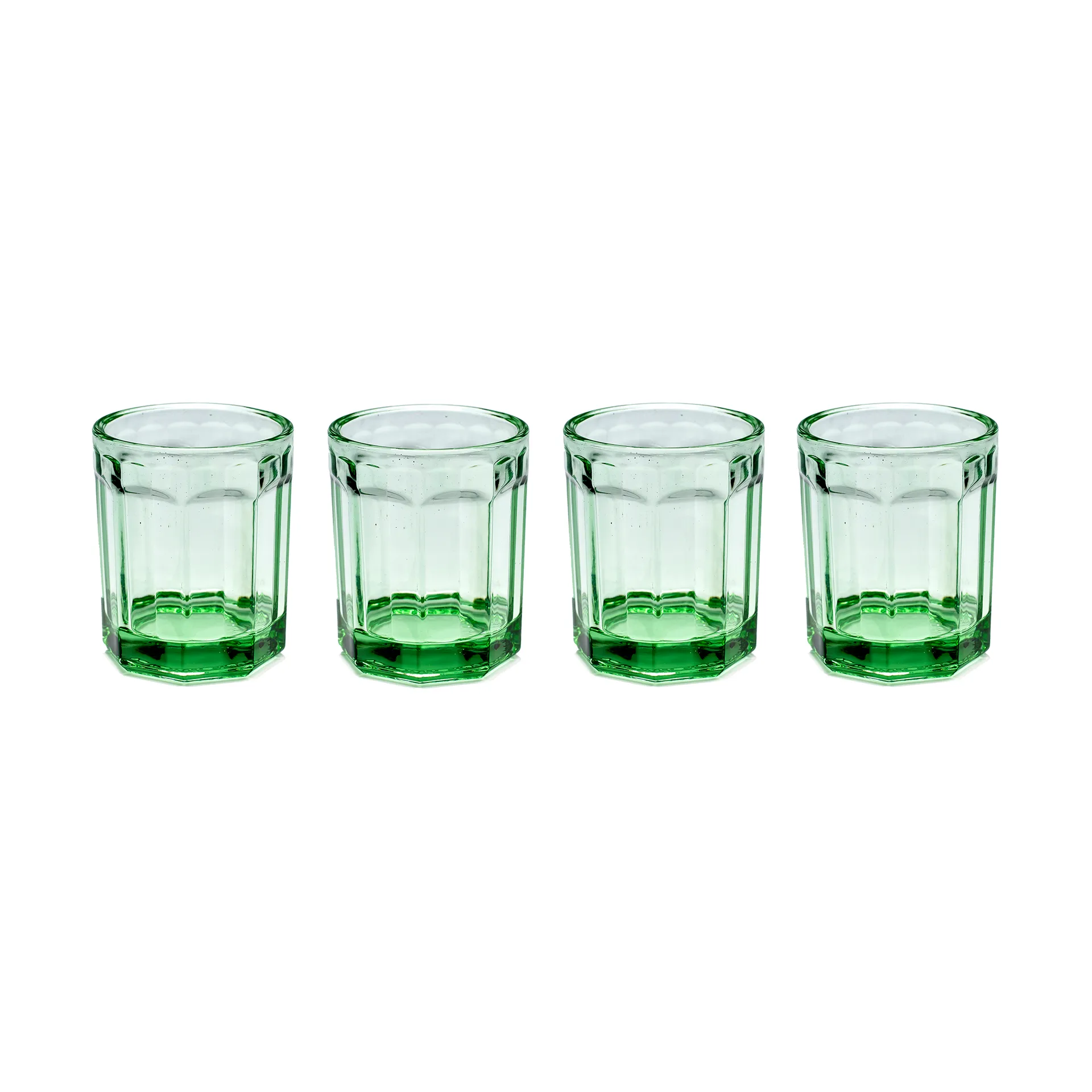 Fish & Fish dricksglas 22 cl 4-pack Green,  Serax