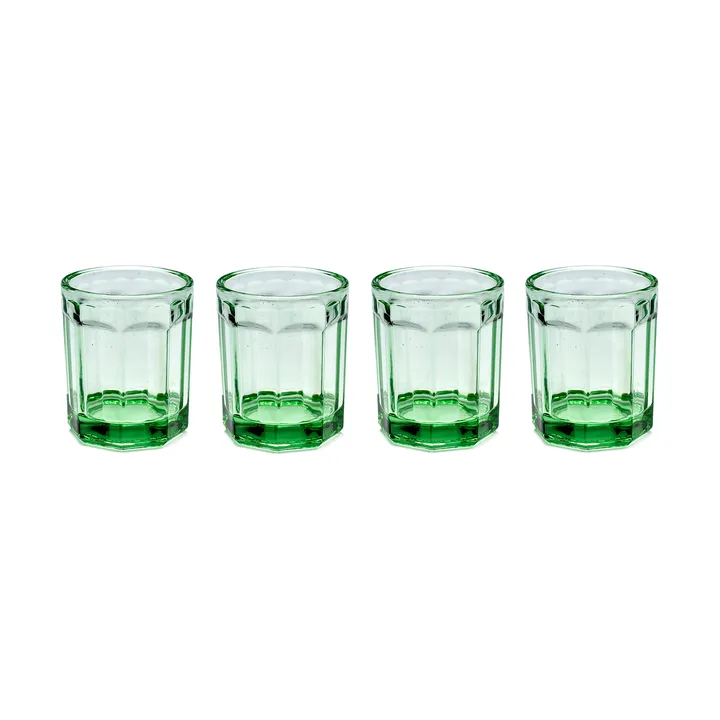 Fish & Fish dricksglas 22 cl 4-pack Green - Serax