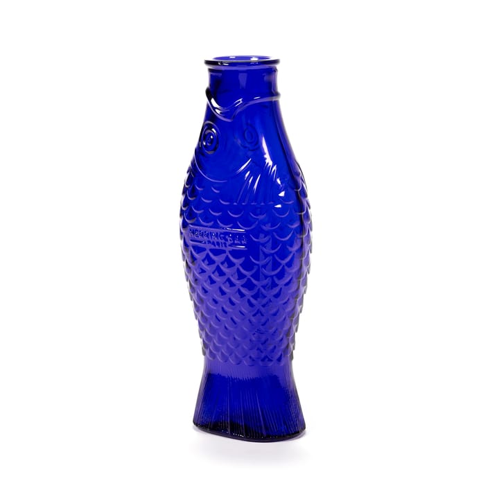 Fish & Fish glasflaska 1 l - Cobalt blue - Serax