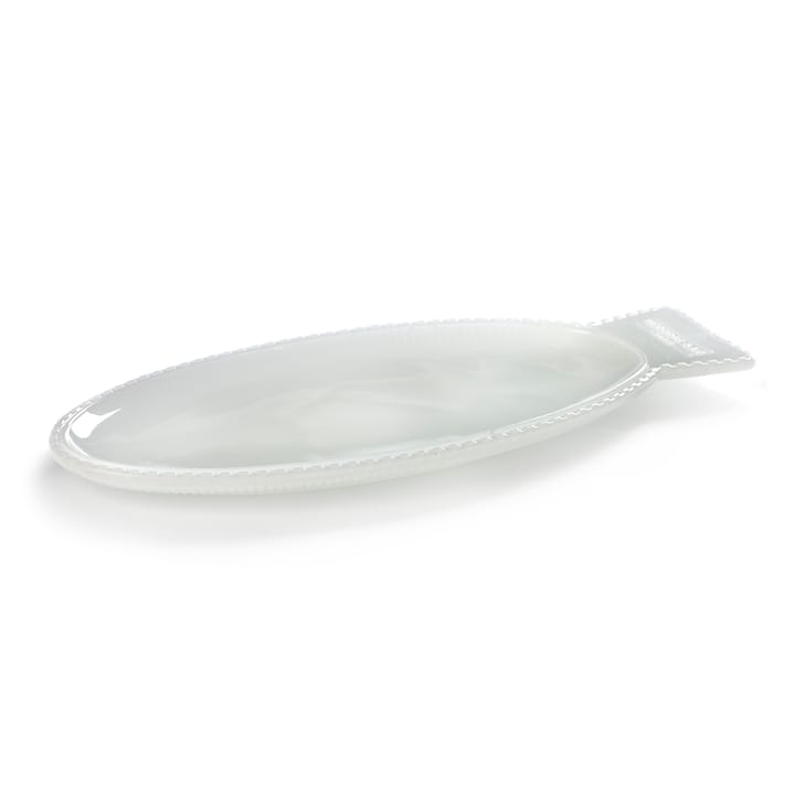 Fish & Fish serveringsfat 16x35 cm - Milky white - Serax