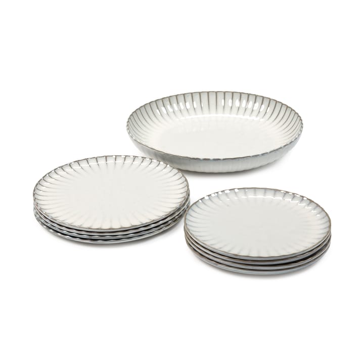 Inku dinner set 9 delar - White - Serax