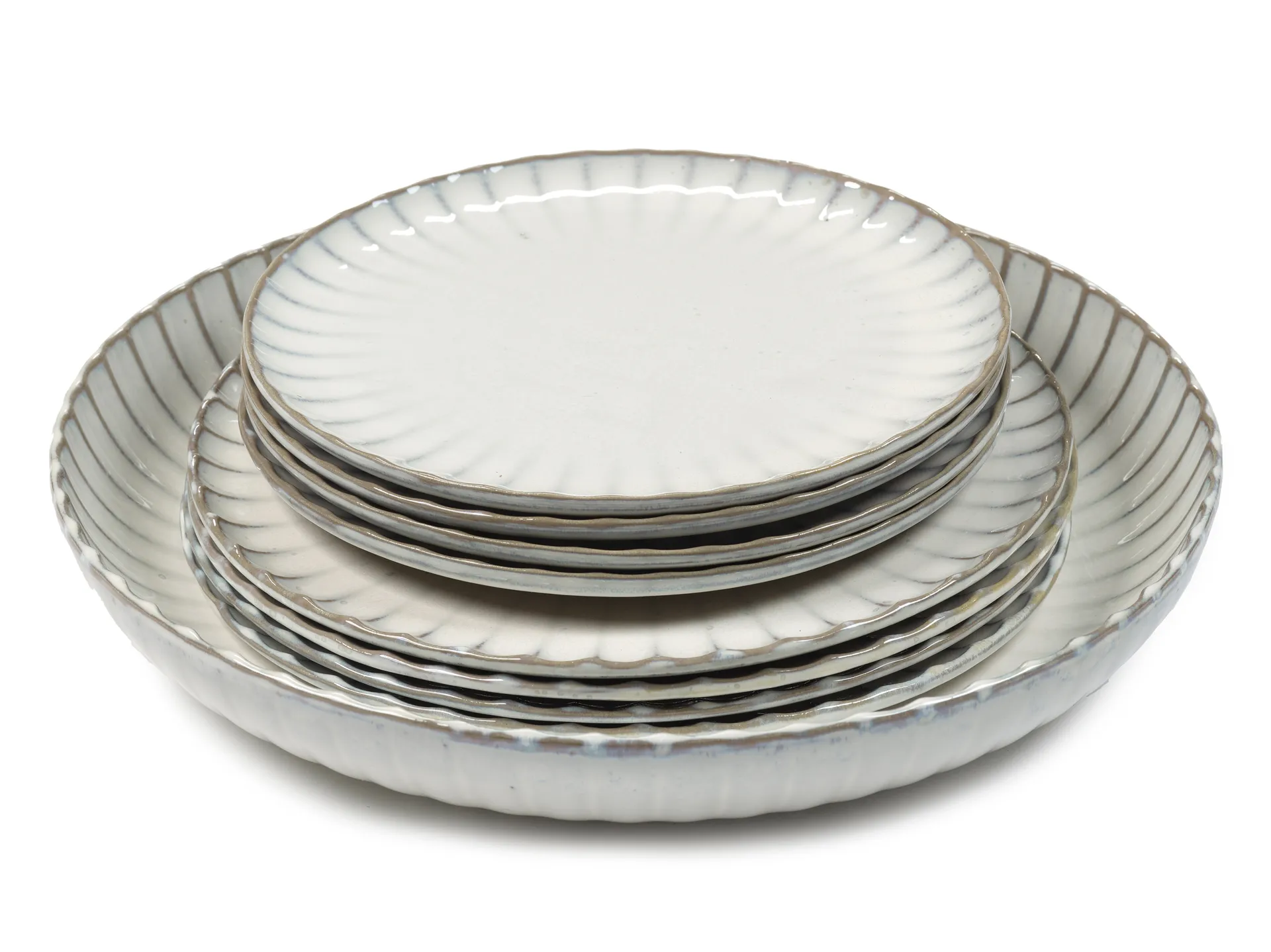 Inku dinner set 9 delar, White Serax