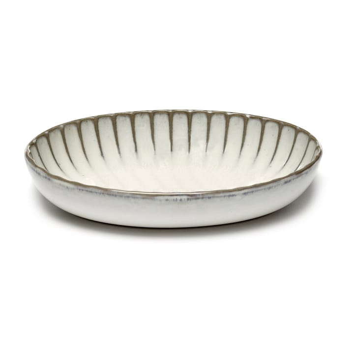 Inku oval serveringsskål S 13x19 cm - White - Serax