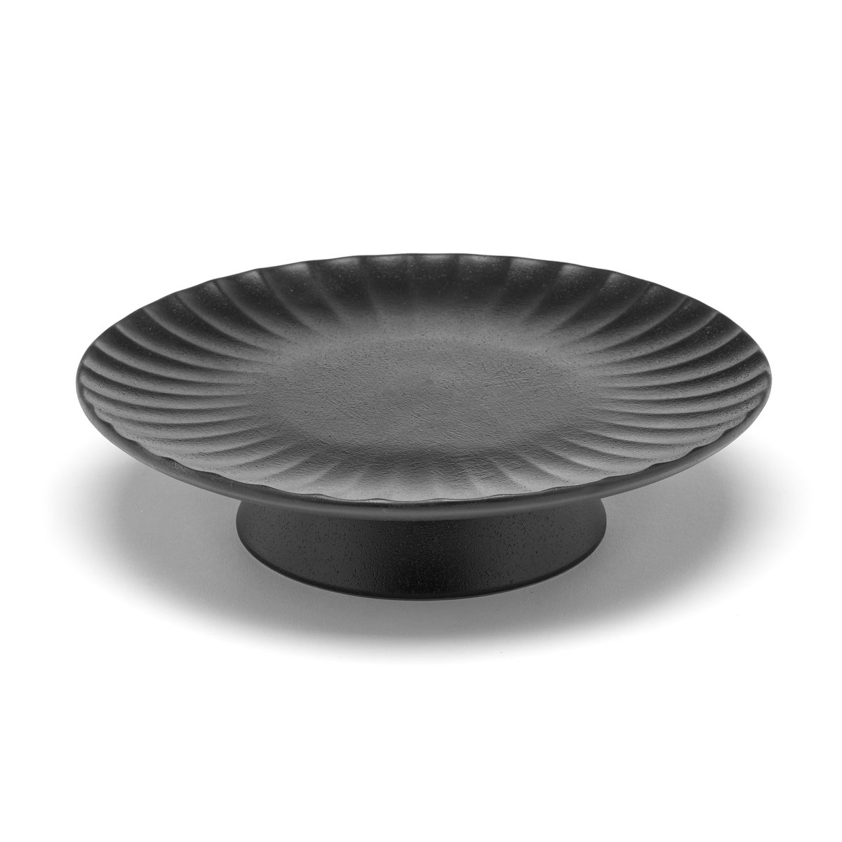 Serax Inku tårtfat L 24 cm Black | Skandinavisk Design | Tårtfat & Kakfat | Svart