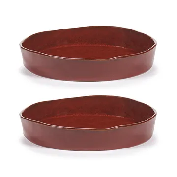 La Mère djup tallrik M Ø23 cm 2-pack - Venetian red - Serax