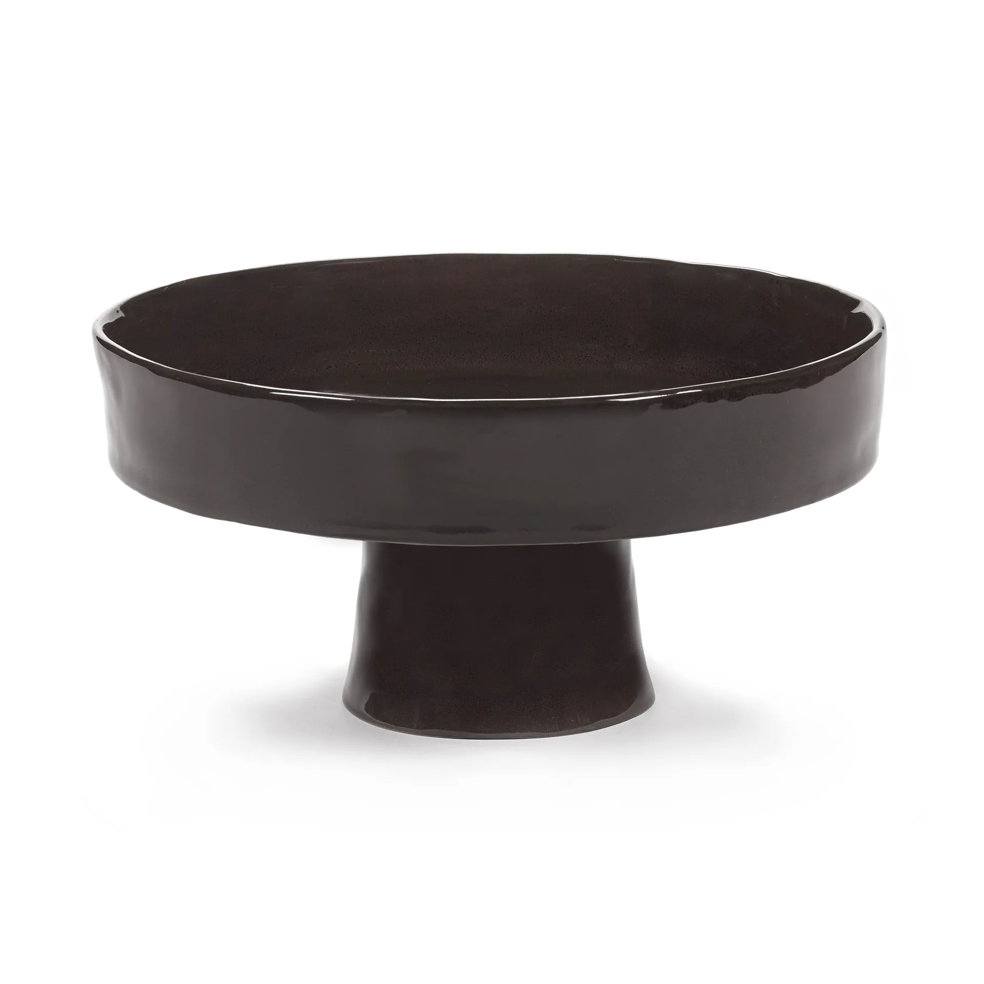 La Mère djupt fat på fot L Ø25 cm, Ebony Serax