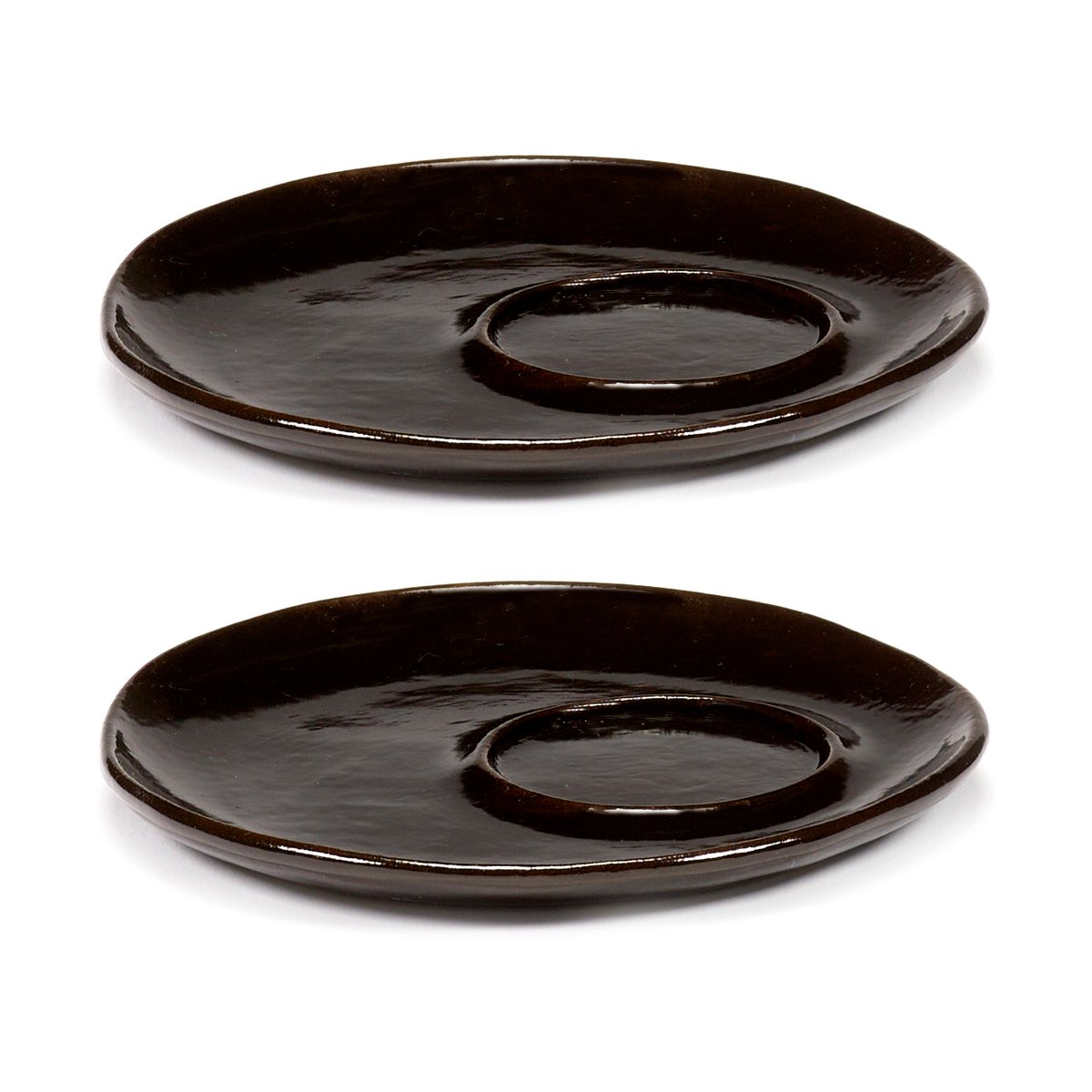Serax La Mère fat till espressokopp 11 cm 2-pack Dark brown