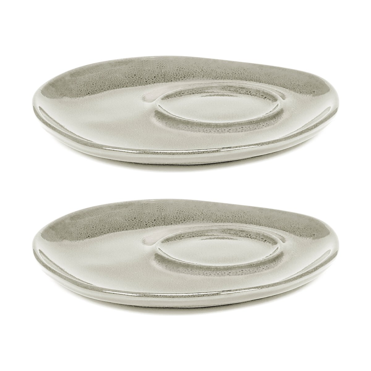 Serax La Mère fat till kaffekopp 14,5 cm 2-pack Off white