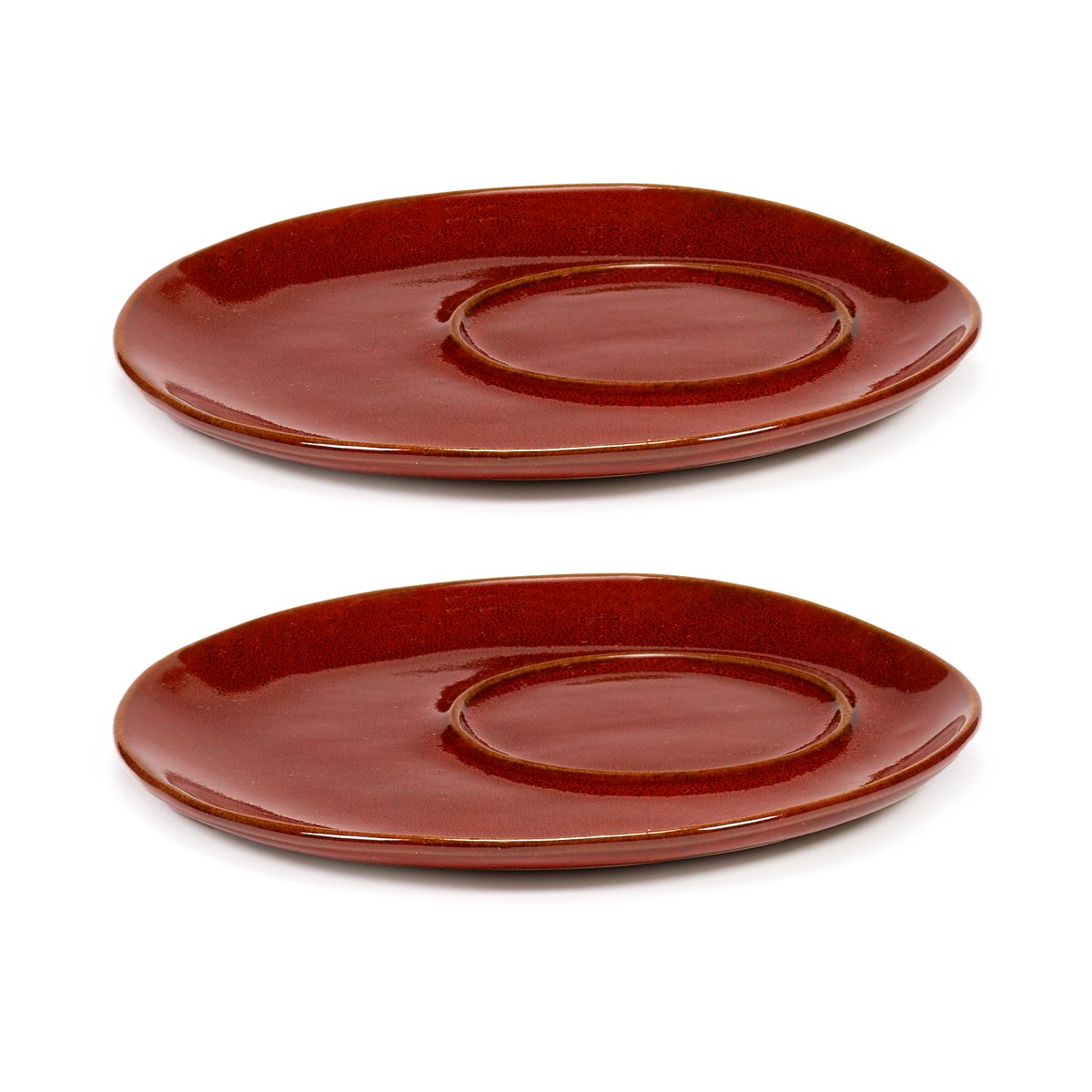 Serax La Mère fat till kaffekopp 14,5 cm 2-pack Venetian red
